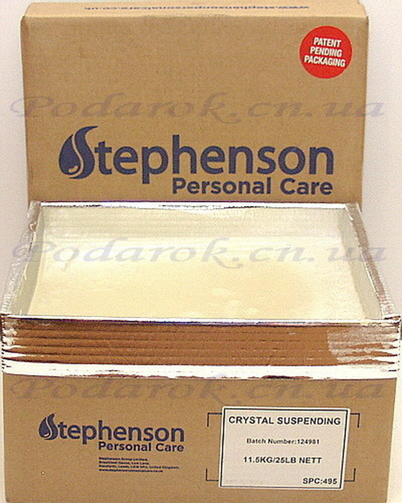Мильна основа для свірлов Crystal Suspending, Англія - ​​11,5 кг (1 коробка)
